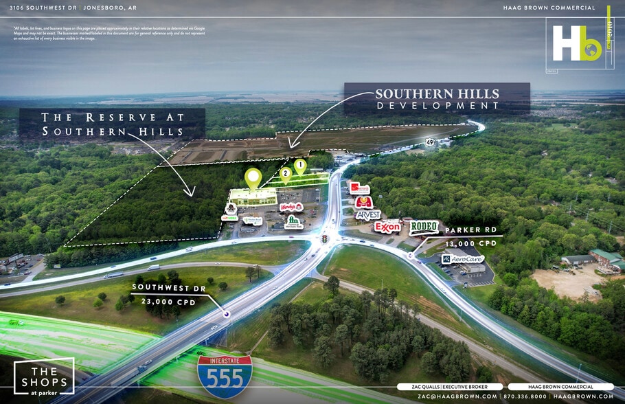 3106 Southwest Drive, Jonesboro, AR for lease - Aerial - Image 3 of 11