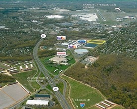 120 Old County Cir, Windsor Locks, CT - AERIAL map view