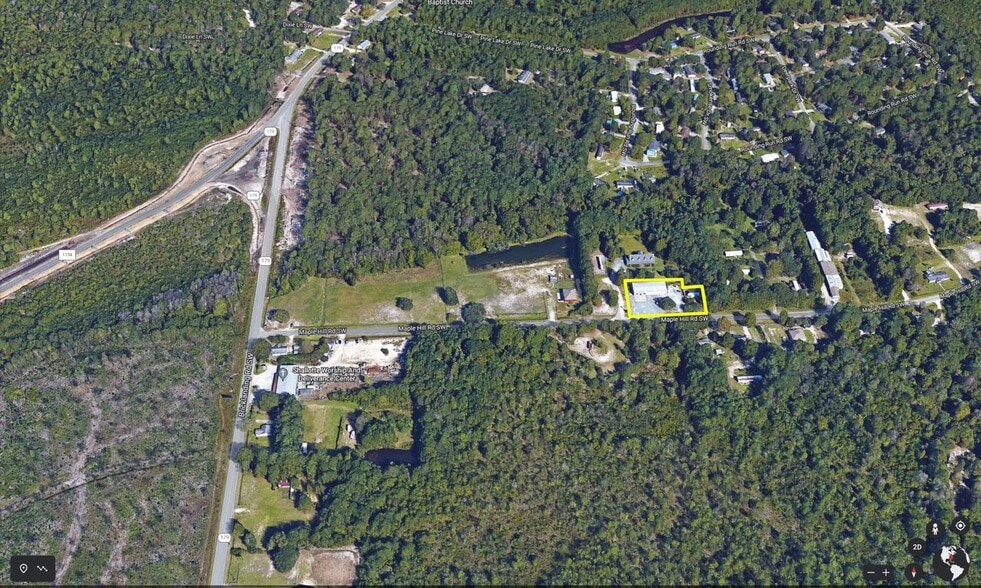 4646 Maple Hill Rd SW, Shallotte, NC for lease - Aerial - Image 3 of 3