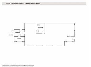 1107 S Fifth St, Mebane, NC for lease Floor Plan- Image 1 of 1
