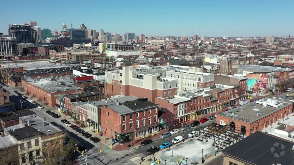 600-604 S Broadway, Baltimore, MD à louer - Vidéo aérienne - Image 2 de 14