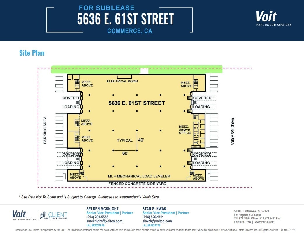 5636 E 61st St, Commerce, CA for lease Site Plan- Image 1 of 1