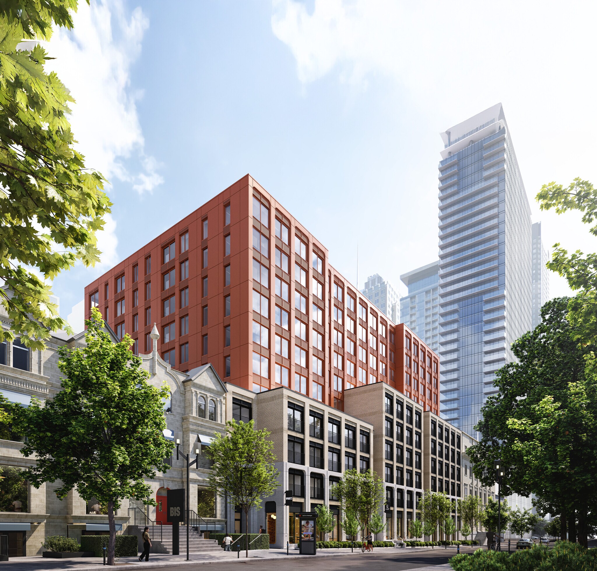 1205-1211 Rue de la Montagne, Montréal, QC à louer Photo du bâtiment- Image 1 de 3