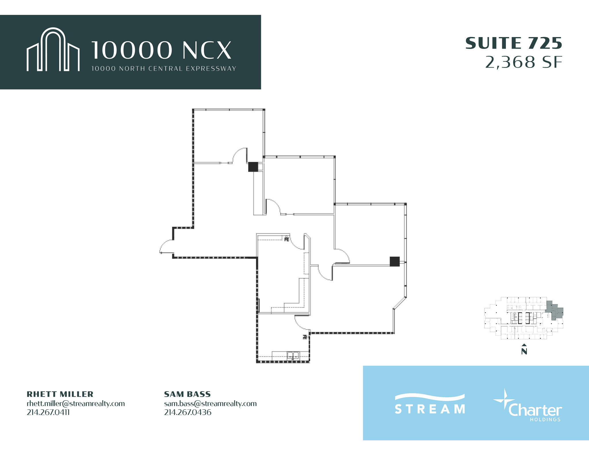 10000 N Central Expy, Dallas, TX à louer Plan d  tage- Image 1 de 1