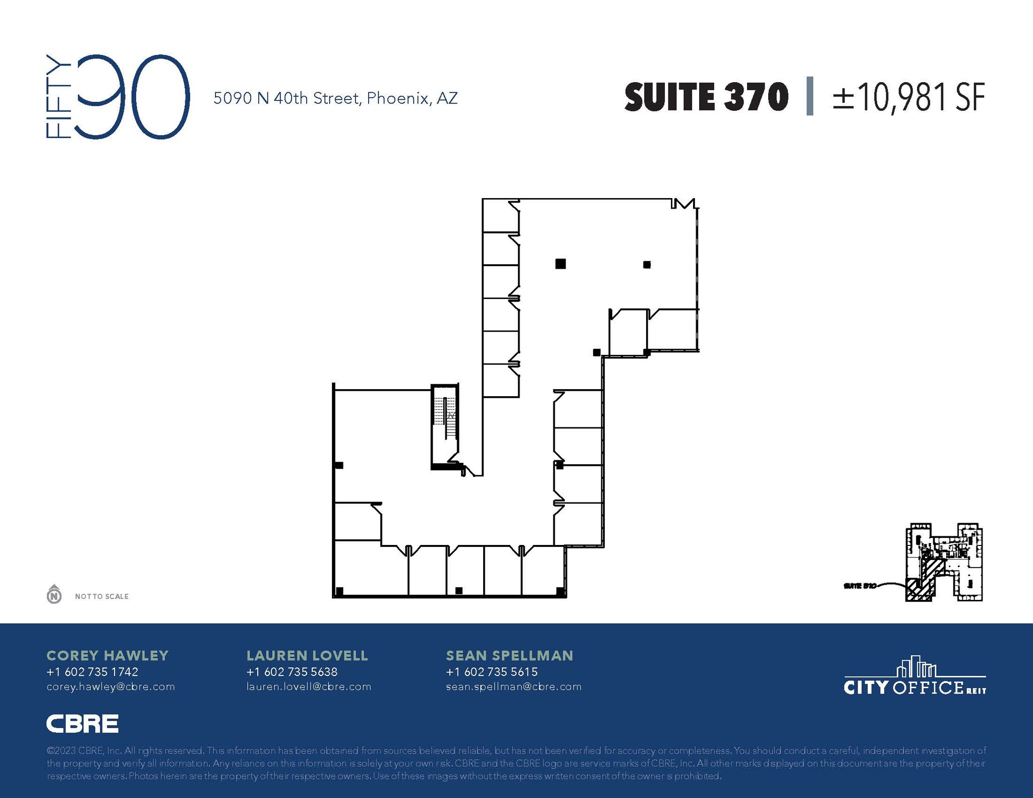 5090 N 40th St, Phoenix, AZ à louer Plan d  tage- Image 1 de 1