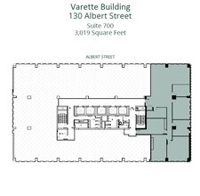 130 Albert Street Ottawa on, Ottawa, ON for lease Floor Plan- Image 2 of 4