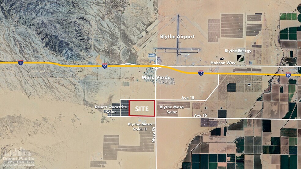 Mesa Dr & 15th ave, Blythe, CA à vendre - Aérien - Image 1 de 3