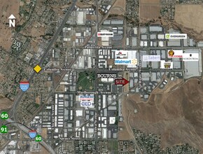 940 Columbia Ave, Riverside, CA - Aerial  map view