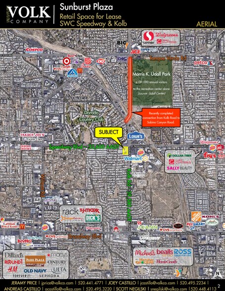 7074-7082 E Speedway Blvd, Tucson, AZ à louer - Aérien - Image 2 de 9