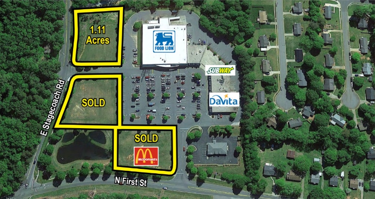 602 N First St, Mebane, NC à vendre - Photo du bâtiment - Image 1 de 3