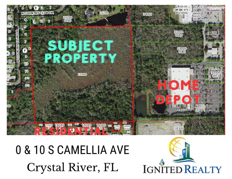 0 Camellia, Crystal River, FL for sale - Plat Map - Image 1 of 12
