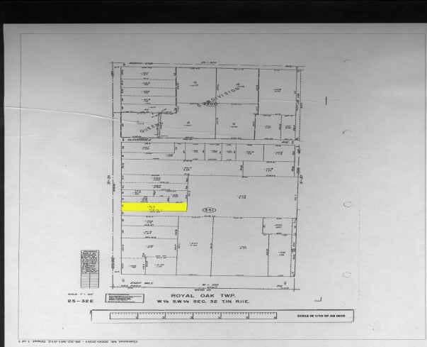 21000 Coolidge Hwy, Oak Park, MI for lease - Plat Map - Image 2 of 2