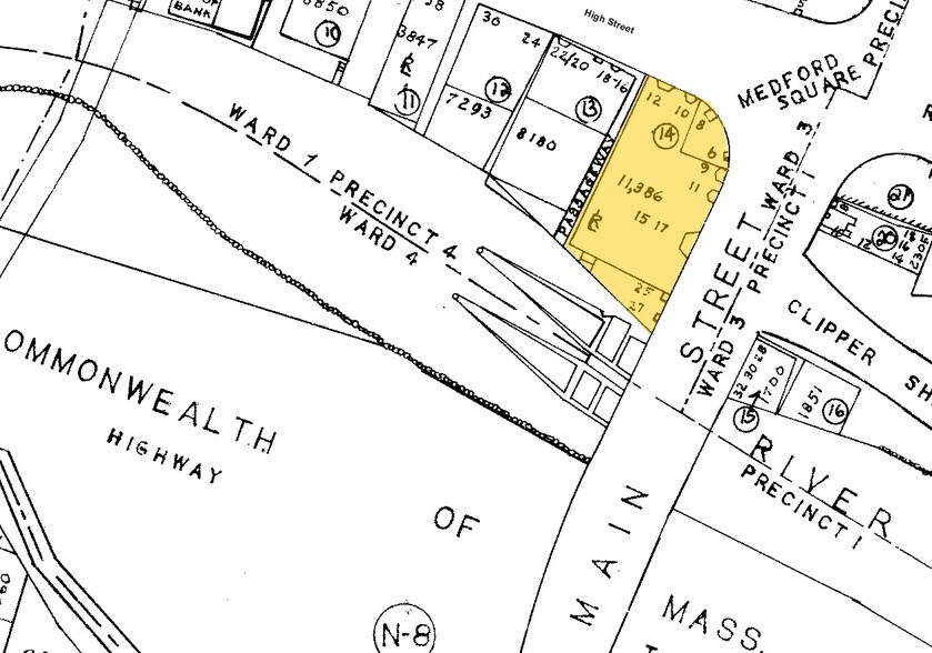 6-10 High St, Medford, MA à louer - Plan cadastral - Image 3 de 4