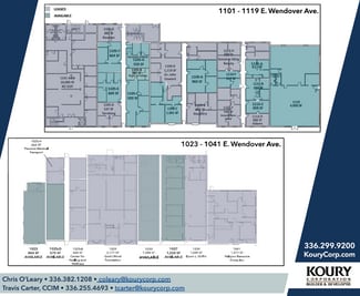 More details for 1023-1119 E Wendover Ave, Greensboro, NC - Office for Lease