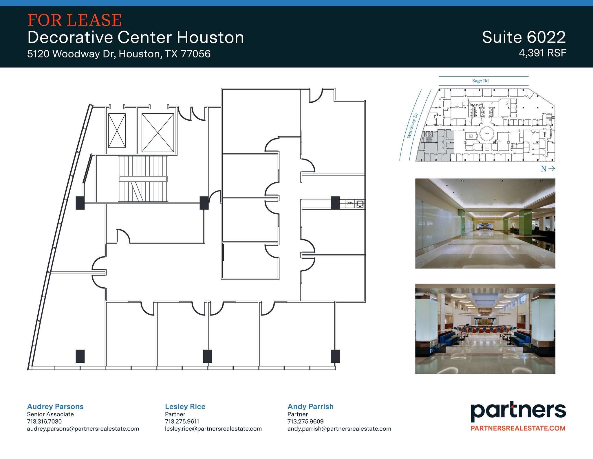 5120 Woodway Dr, Houston, TX à louer Plan de site- Image 1 de 1
