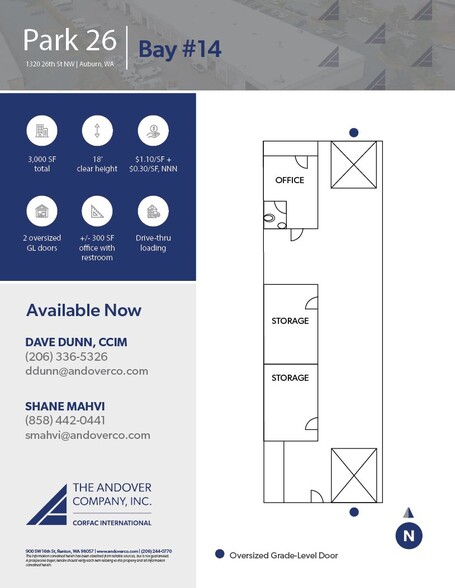 1320 26th St NW, Auburn, WA à louer - Plan d  tage - Image 2 de 8