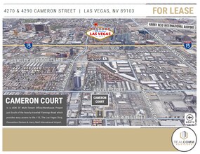 4290 Cameron St, Las Vegas, NV - AERIAL  map view