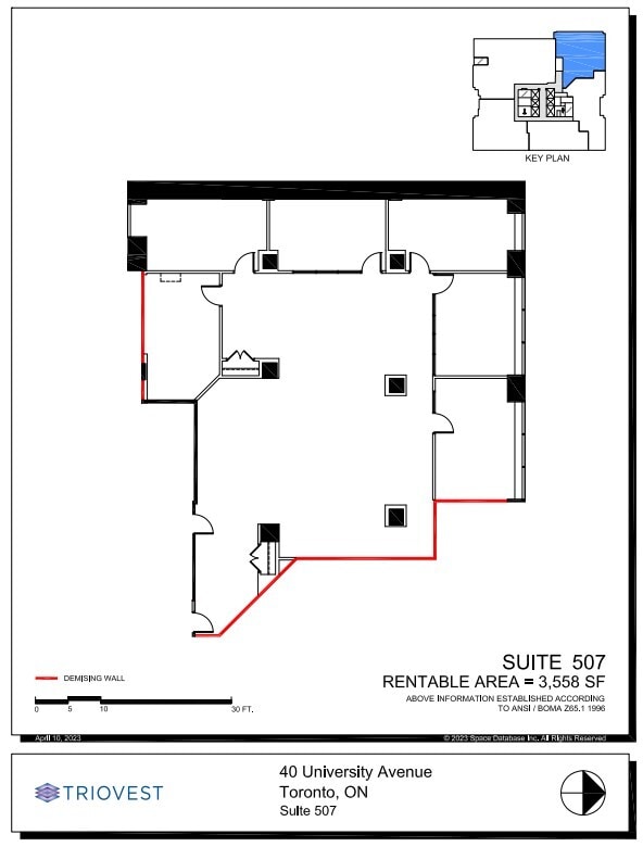 40 University Ave, Toronto, ON for lease Floor Plan- Image 1 of 1