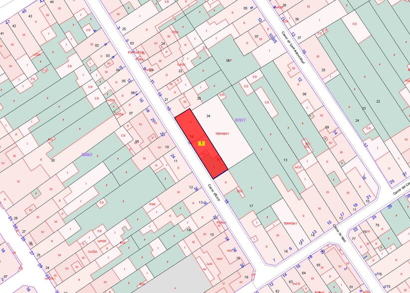 Carrer d'Emili, 17, Malgrat de Mar, Barcelona for sale - Plat Map - Image 2 of 2