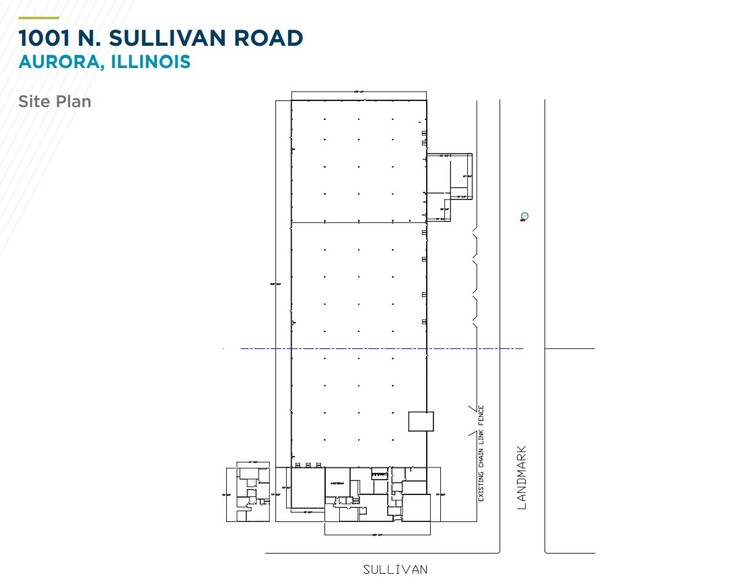 1001 Sullivan Rd, Aurora, IL à vendre - Plan de site - Image 2 de 4