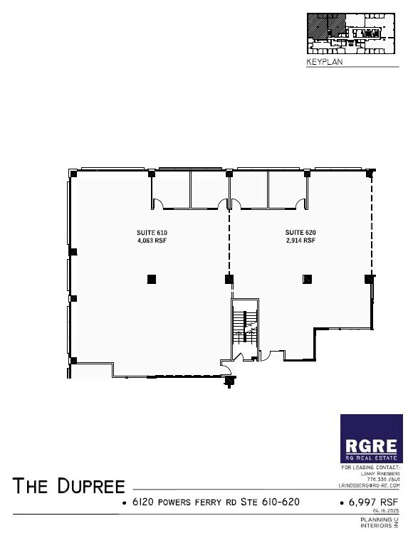 6120 Powers Ferry Rd NW, Atlanta, GA à louer Plan d’étage- Image 1 de 1