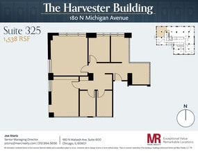 180 N Michigan Ave, Chicago, IL à louer Plan d’étage- Image 1 de 8