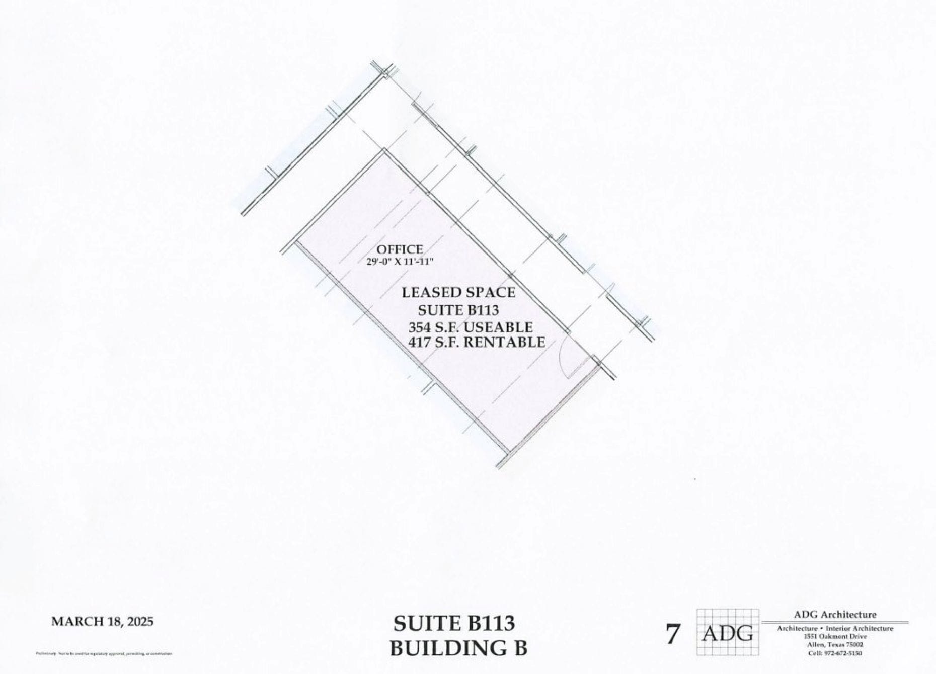 4320 N Belt Line Rd, Irving, TX à louer Plan d’étage- Image 1 de 1