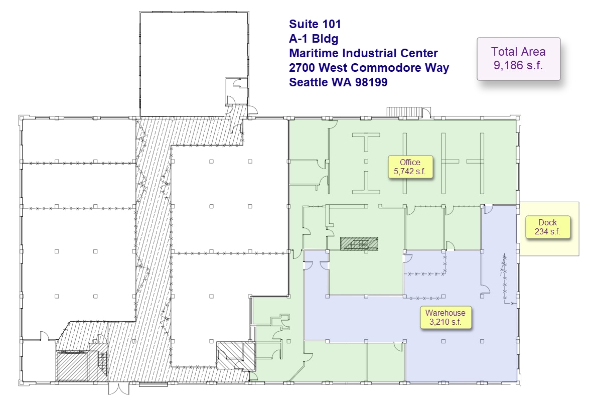 2700 W Commodore Way, Seattle, WA à louer Plan d’étage- Image 1 de 28