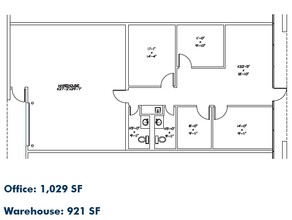 1400 N Sam Houston Pky E, Houston, TX à louer Plan d  tage- Image 2 de 2