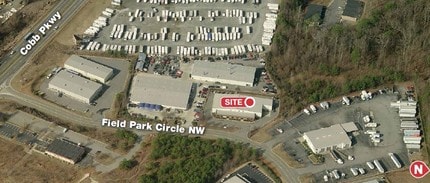 1449 Field Park Cir, Marietta, GA - Aerial  map view - Image1