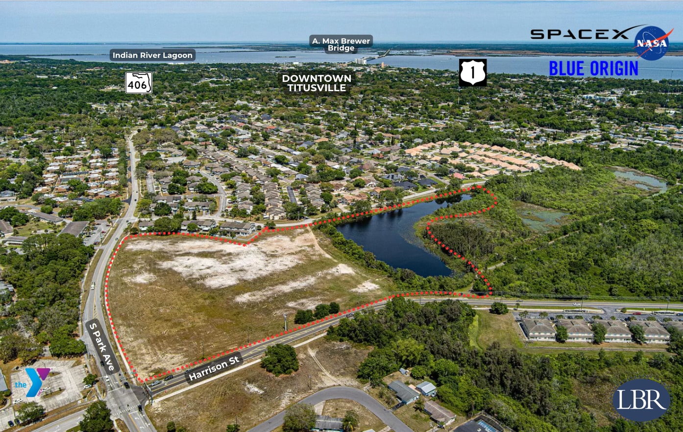 1925 S Park Ave, Titusville, FL à vendre Aérien- Image 1 de 5
