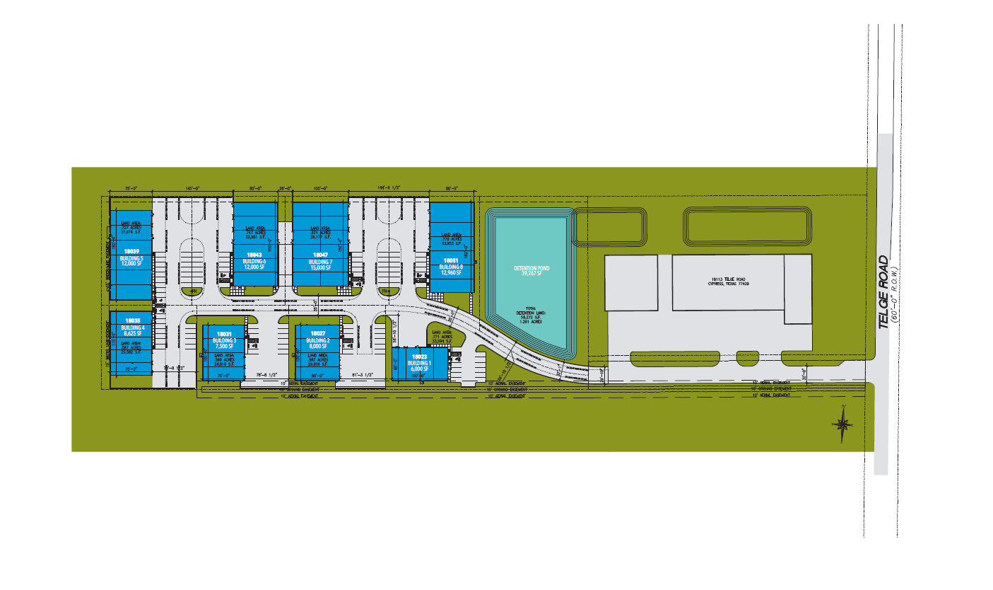 18023 Telge Rd, Cypress, TX for lease Site Plan- Image 1 of 1