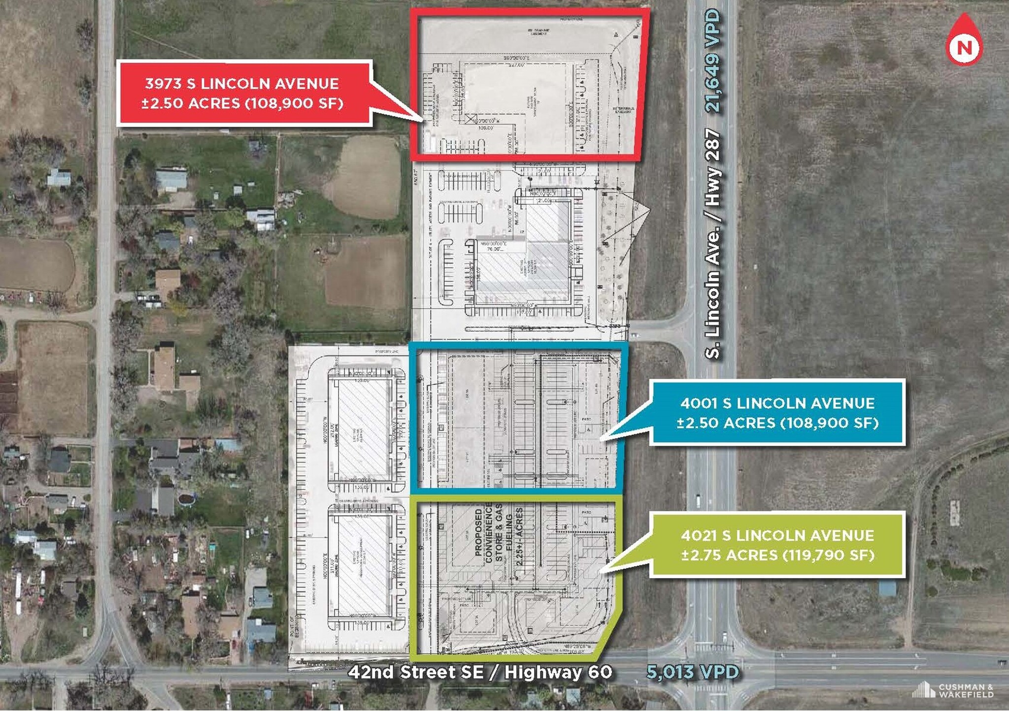 3973 S Lincoln Ave, Loveland, CO à vendre Plan de site- Image 1 de 2