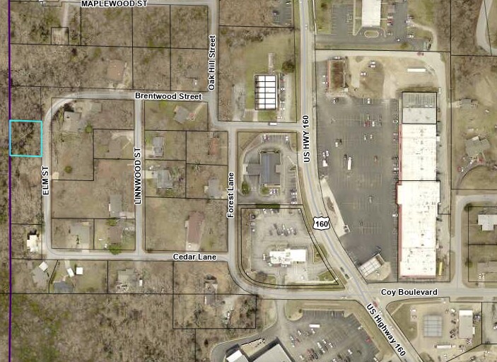 Elm Street, Forsyth, MO à vendre Aérien- Image 1 de 2