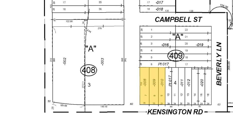 704 E Kensington Rd, Arlington Heights, IL for lease - Plat Map - Image 2 of 2