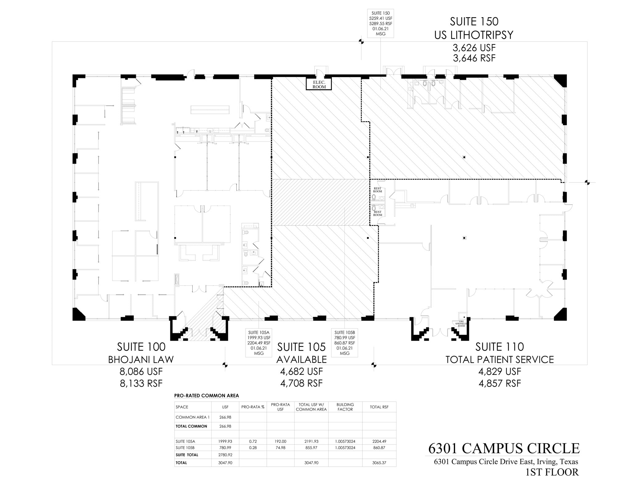 6301 Campus Circle Dr E, Irving, TX for lease Site Plan- Image 1 of 1