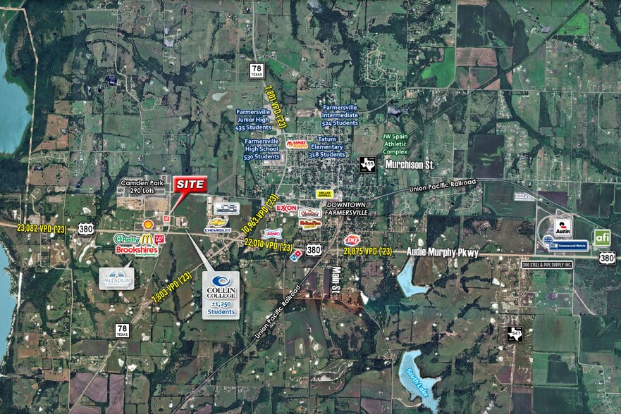 NWQ of US-380 & Collin Pkwy, Farmersville, TX à louer - Photo du bâtiment - Image 2 de 4