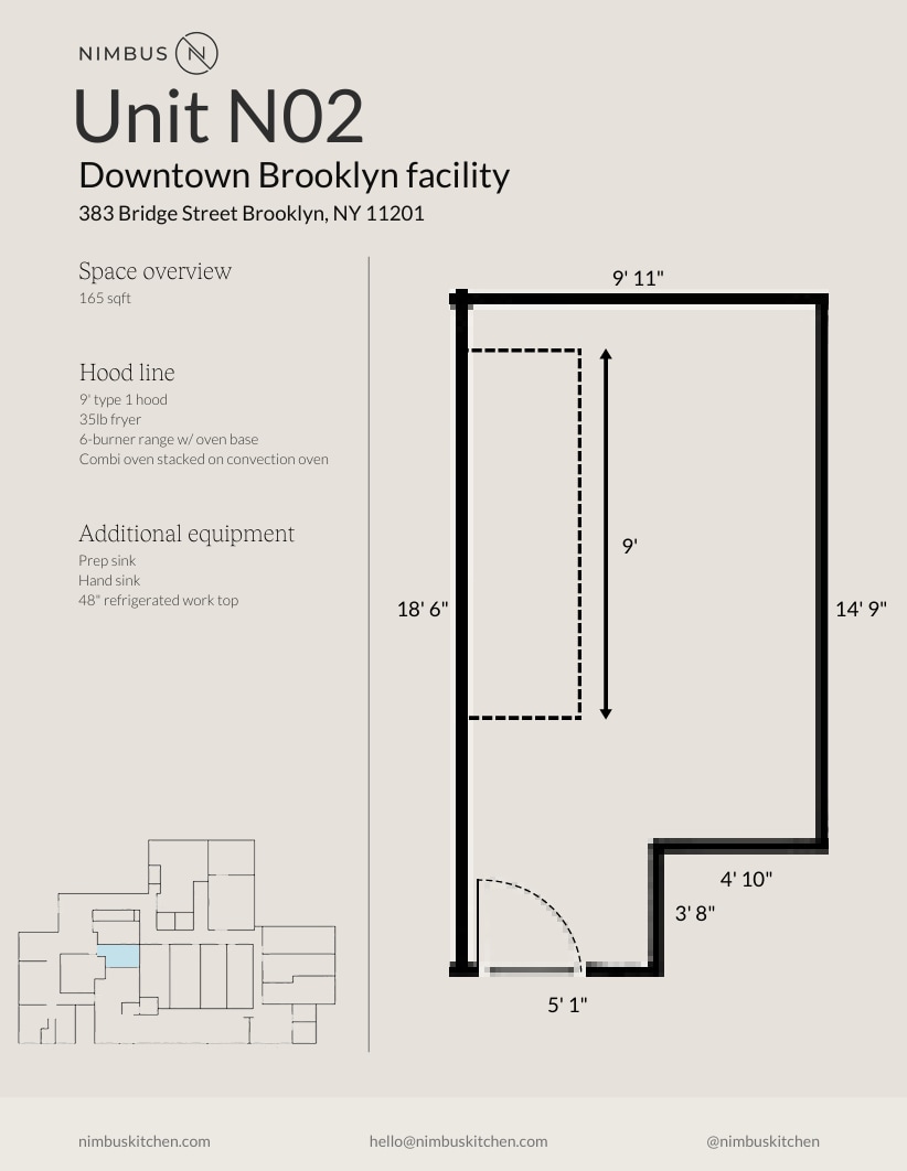 383 Bridge St, Brooklyn, NY à louer Plan d’étage- Image 1 de 1