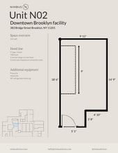383 Bridge St, Brooklyn, NY à louer Plan d’étage- Image 1 de 1