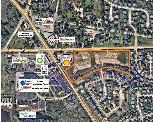 Rt 83 & Rt 176, Mundelein, IL à vendre - Aérien - Image 2 de 3