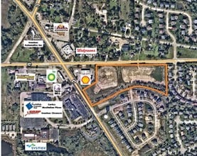 Rt 83 & Rt 176, Mundelein, IL - Aerial  map view - Image1