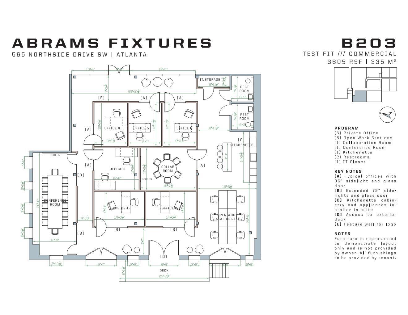 565 Northside Dr, Atlanta, GA for lease Floor Plan- Image 1 of 8