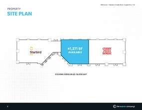 20030-20080 Stevens Creek Blvd, Cupertino, CA à louer Plan de site- Image 1 de 1