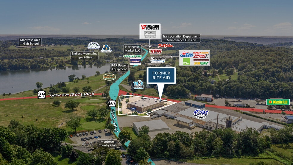 801 Grow Ave, Montrose, PA for sale - Building Photo - Image 3 of 6