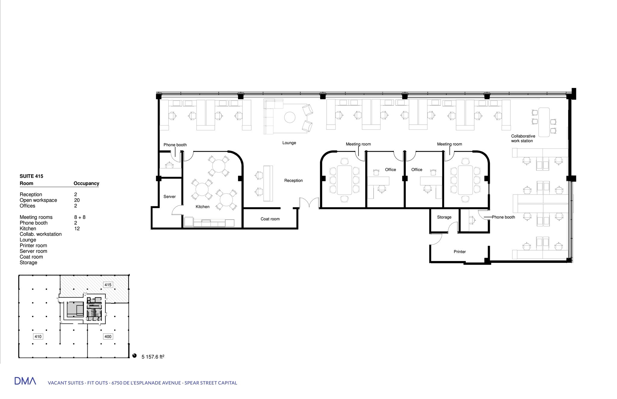 6750 Av de l'Esplanade, Montréal, QC à louer Plan de site- Image 1 de 1