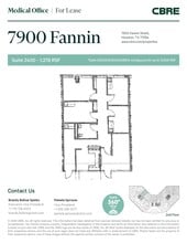 7900 Fannin St, Houston, TX à louer Plan d’étage- Image 1 de 1