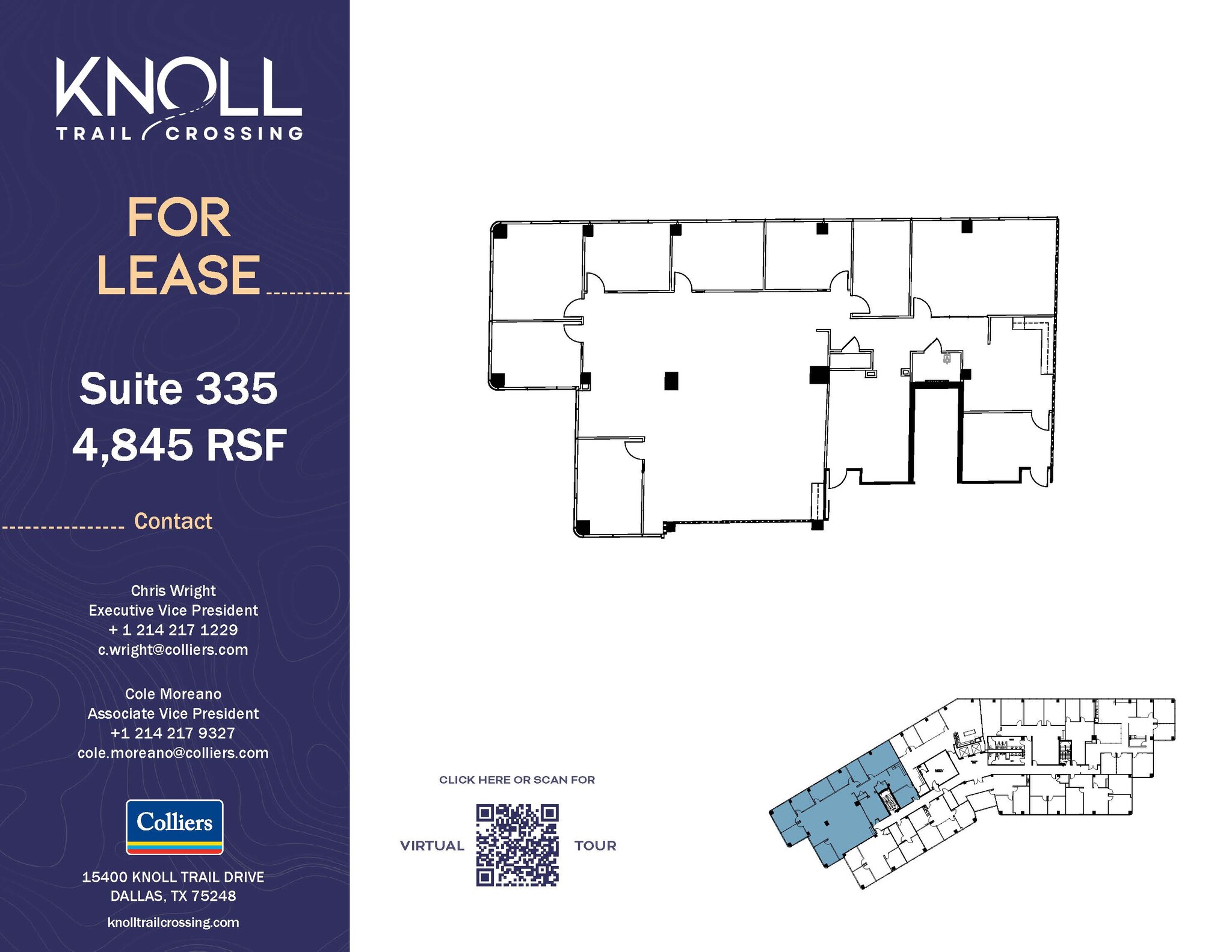 15400 Knoll Trail Dr, Dallas, TX for lease Floor Plan- Image 1 of 2