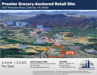 More details for 2557 Roanoke Rd, Daleville, VA - Land for Sale