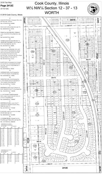 9601-9615 S Kedzie Ave, Evergreen Park, IL à vendre - Plan cadastral - Image 2 de 2