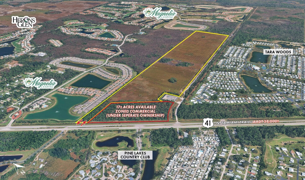 N. Tamiami Trail, North Fort Myers, FL à vendre - Aérien - Image 3 de 6